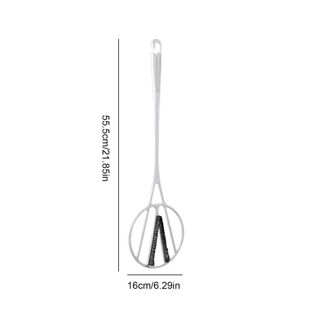 Manual Carpet & Rug Beater – Long Handle Dust Removal Tool Carpet Beater Tool Nixie White
