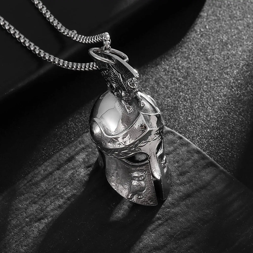Retro Motorcycle Guardian Bell Roman Warrior Helmet Charm Pendant Motorcycle Bell Pendant Nixie