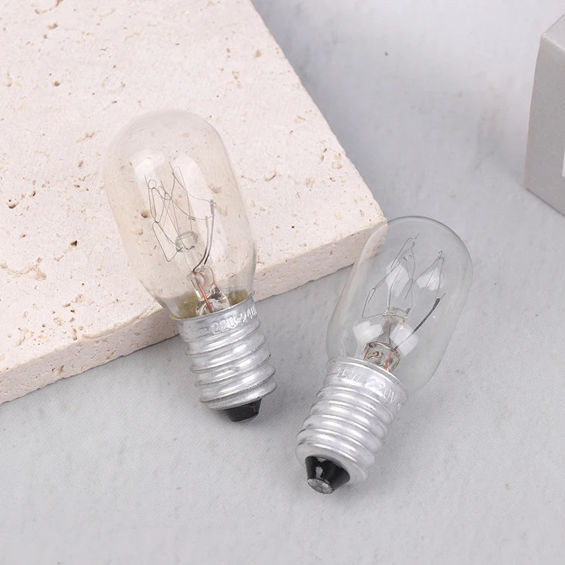 5Pcs E14 Incandescent Bulbs – Salt Lamp, Fridge & Oven 10–25W Incandescent Light Bulbs Nixie