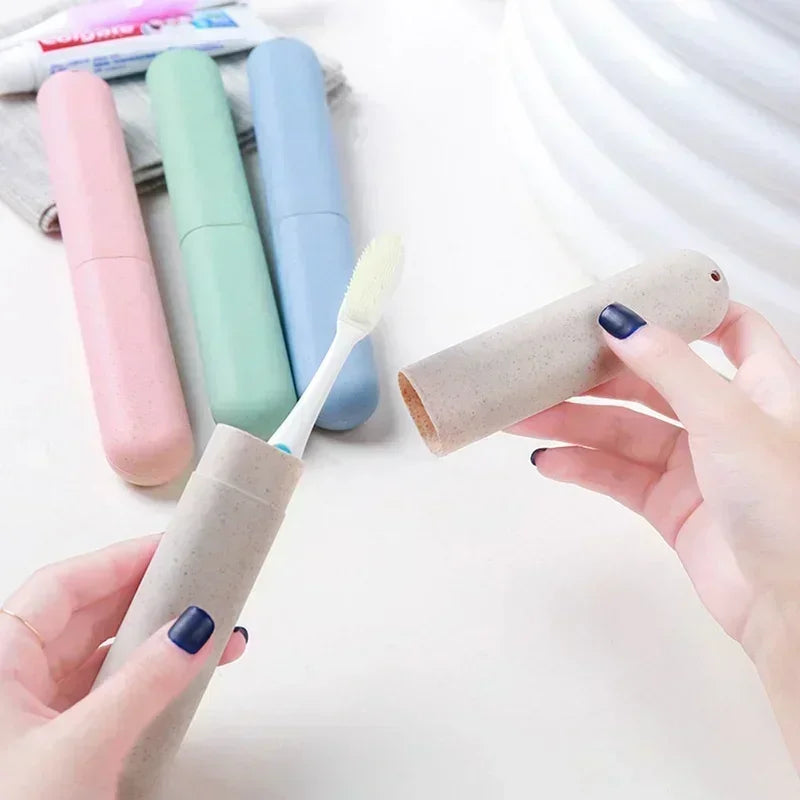 Portable Toothbrush Holder Case – Dustproof Travel Cover