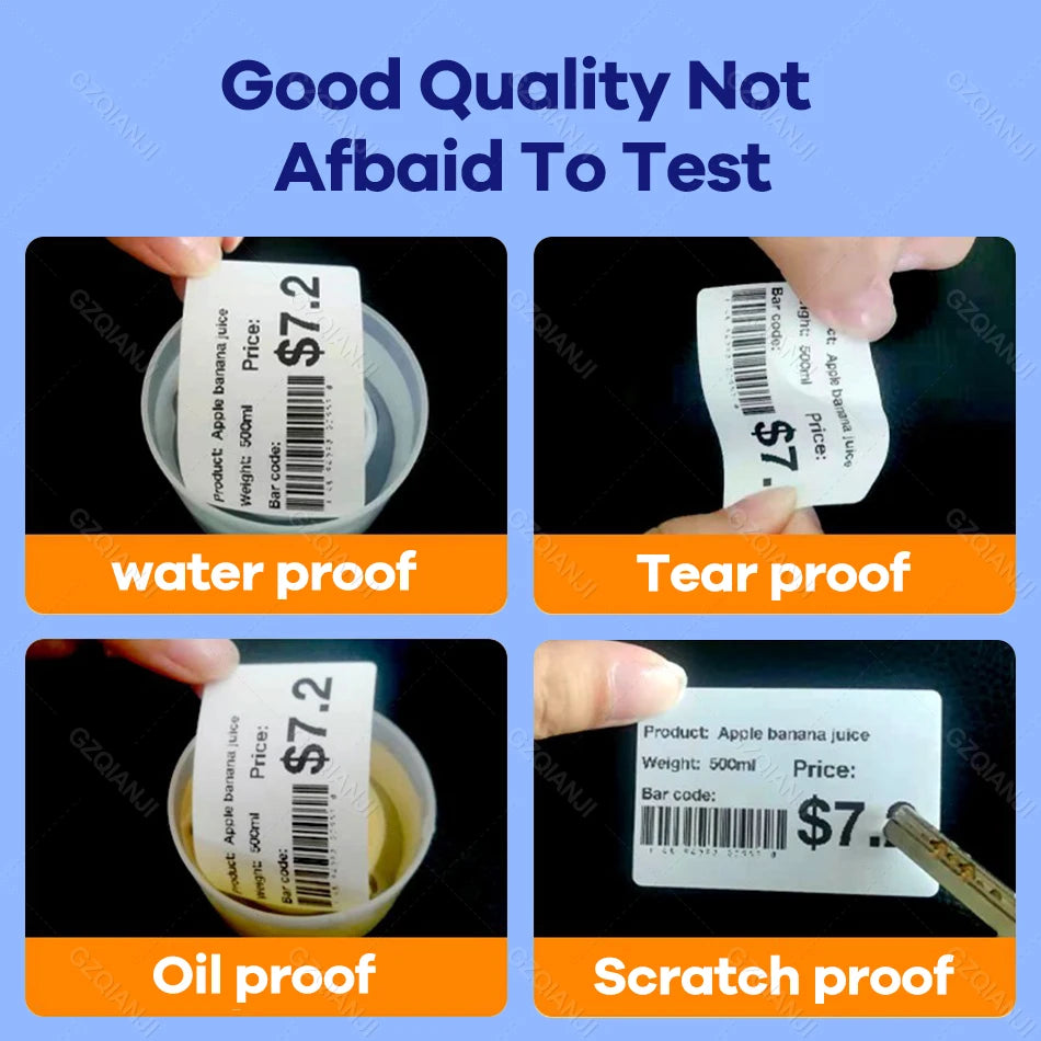 Niimbot Thermal Cable Label Stickers – Waterproof Self-Adhesive Tags Thermal Label Stickers Nixie