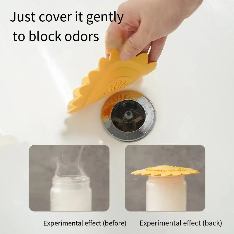 Flower Floor Drain Deodorant Filter Pad – Kitchen & Bathroom Drain Filter Pad Nixie