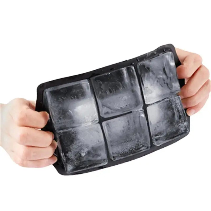 BPA-Free Silicone Ice Cube Tray with Lid – 6 & 15 Grid Mold Silicone Ice Tray Nixie
