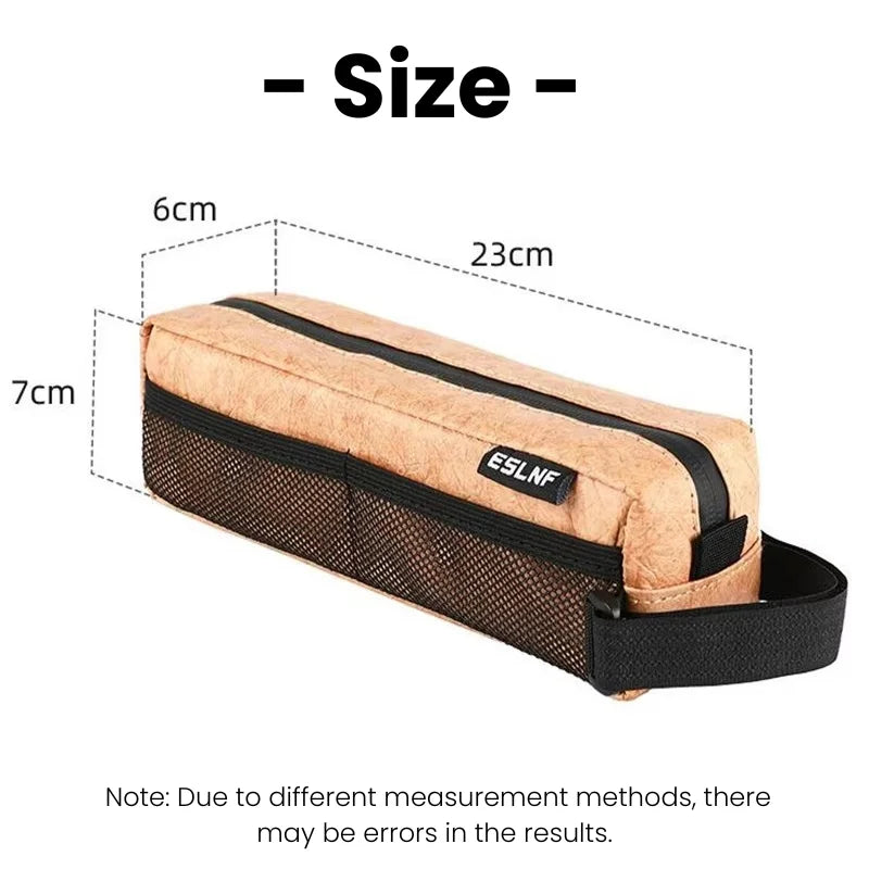 ESLNF Bike Top Tube Frame Bag Dual-Mesh Cycling Pouch MTB Bike Frame Bag Nixie