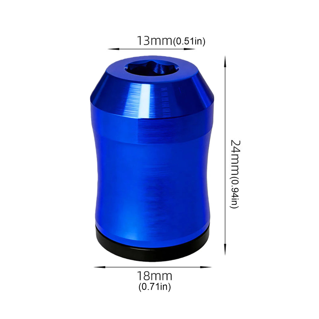 2Pcs Magnetic Screw Rings 6.35mm Screwdriver Bit Magnetizer Screwdriver Bit Magnetizer Nixie