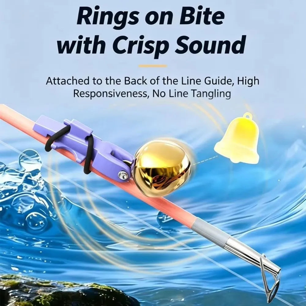 Clip-On Fishing Bite Alarm Bells – Alloy, Anti-Corrosion (1/3/5 Pcs) Fishing Bite Alarm Nixie