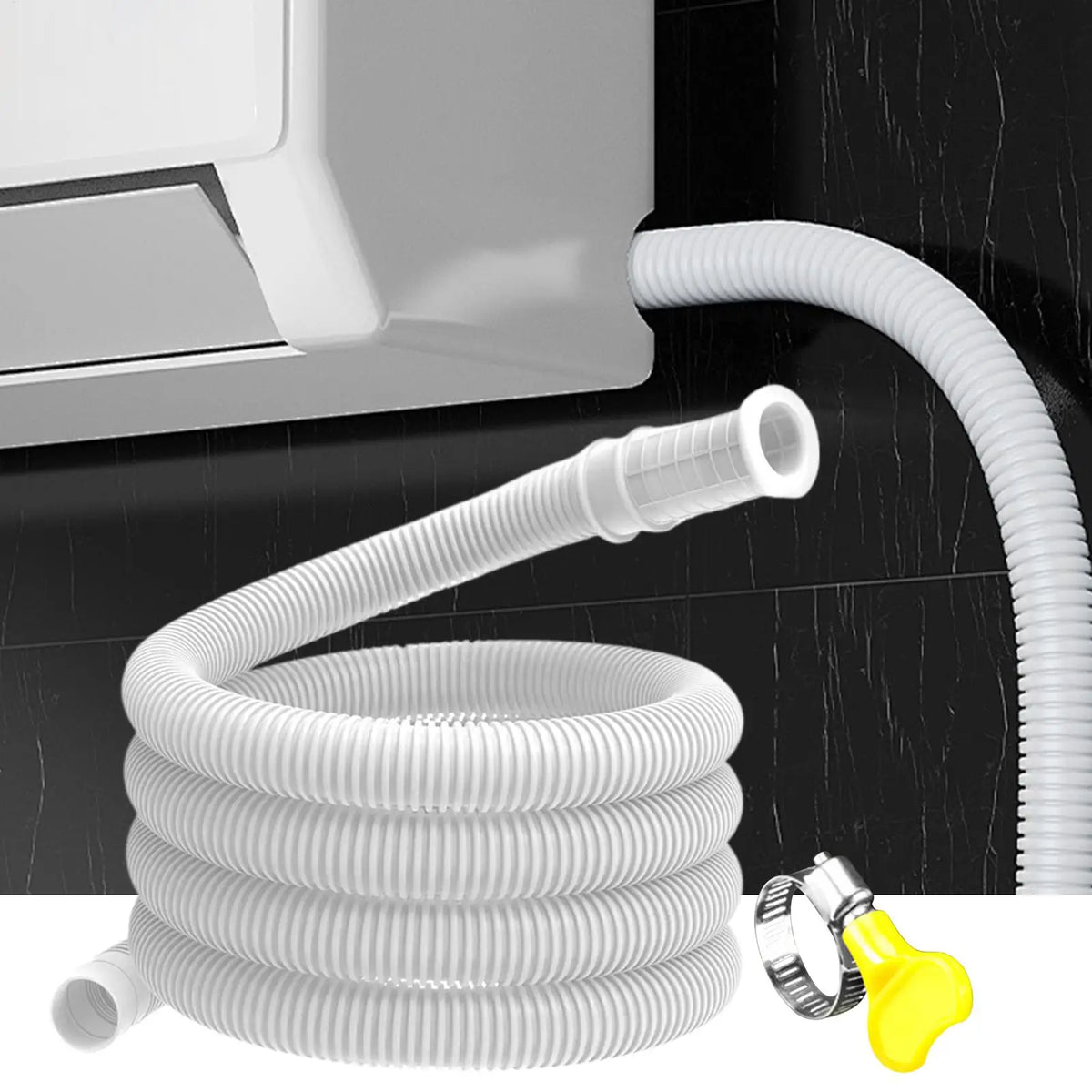 Universal AC Drain Hose 16mm Leakproof with Connecting Clip AC Drain Hose Nixie