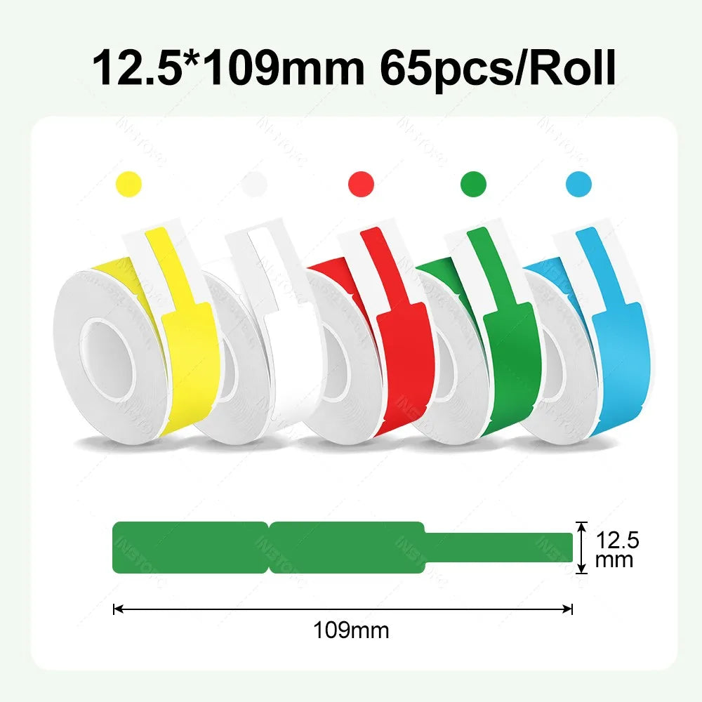 Marklife P15 Thermal Label Tape Roll – Waterproof Sticker Label Tape Refill Nixie