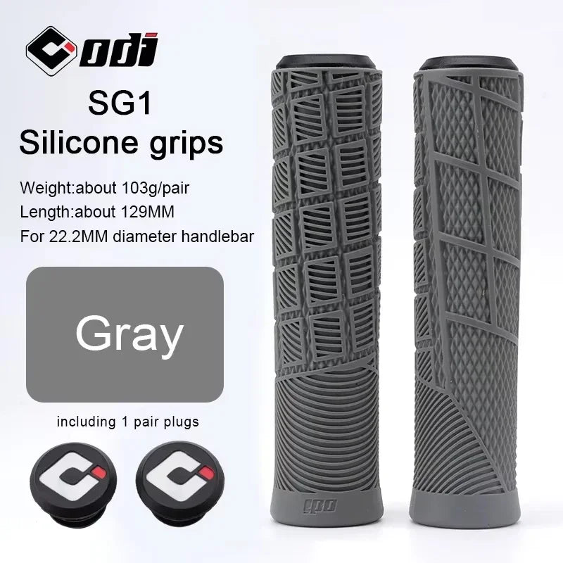 ODI Silicone MTB Bike Handlebar Grips – BMX & Folding Bike Bike Handlebar Grips Nixie SG1-Gray