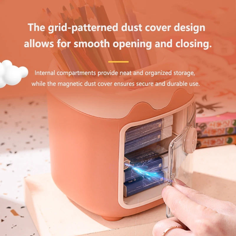 Cute Bear Pencil Holder & Multipurpose Desk Organizer Box Desk Organizer Nixie