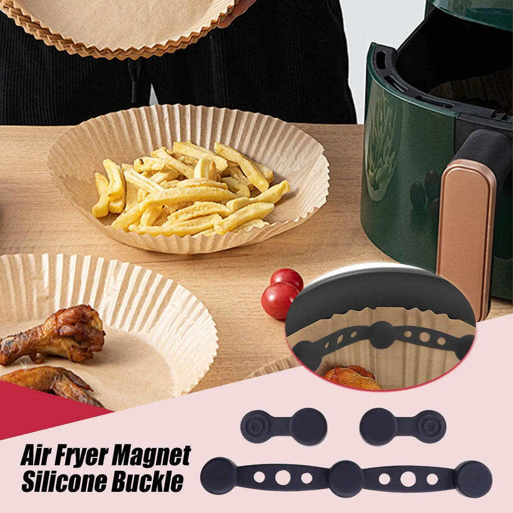 Air Fryer Silicone Magnet Buckle – Parchment Liner Holder Air Fryer Accessory Nixie