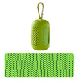 Nixie Cooling Towel with Silicone Bag – Fast Drying Sports Towel Cooling Sports Towel Nixie green 30-80cm