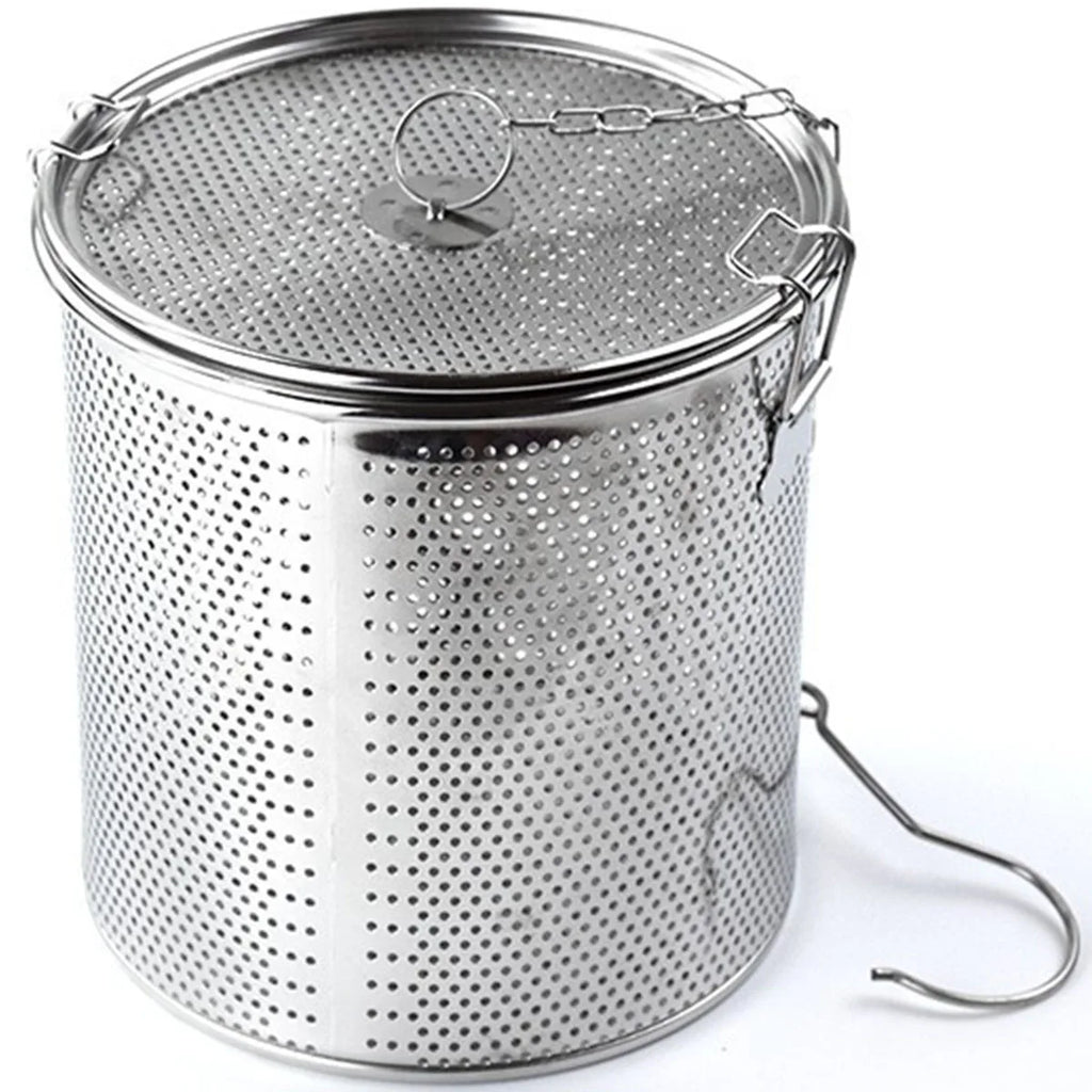 Stainless Steel Brine Basket Spice Strainer & Tea Infuser Cooking Strainer Basket Nixie