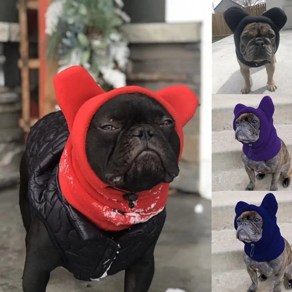 Fleece Bat Hat for Dogs & Cats – Warm Adjustable Pet Cap