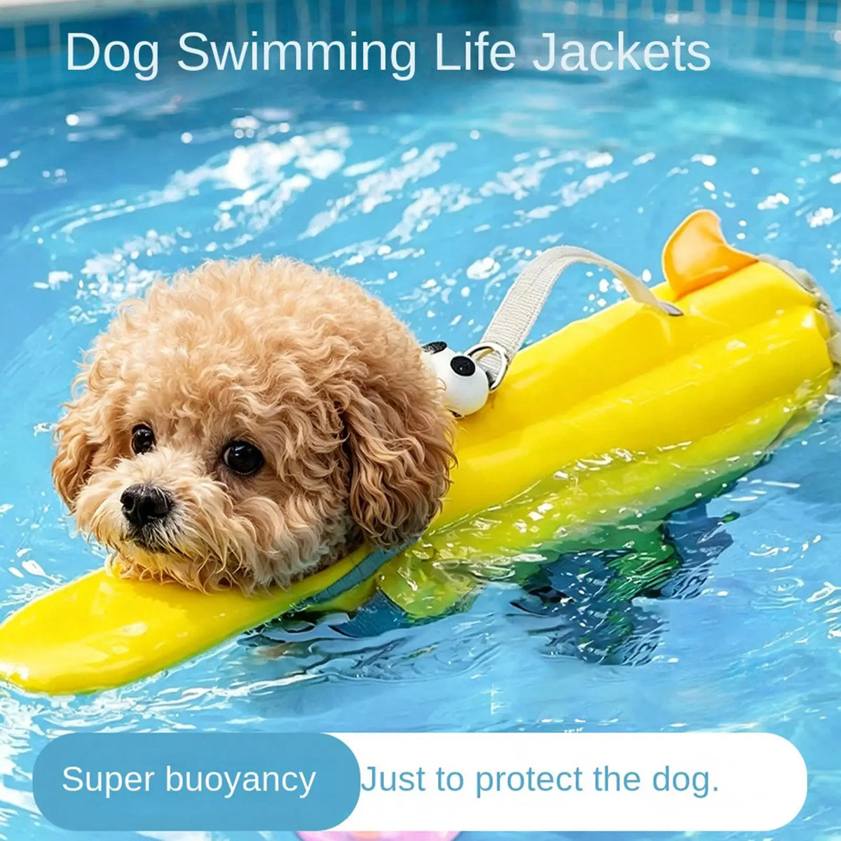 Dog Life Jacket – Buoyancy Swimming Vest for Dogs | Nixie