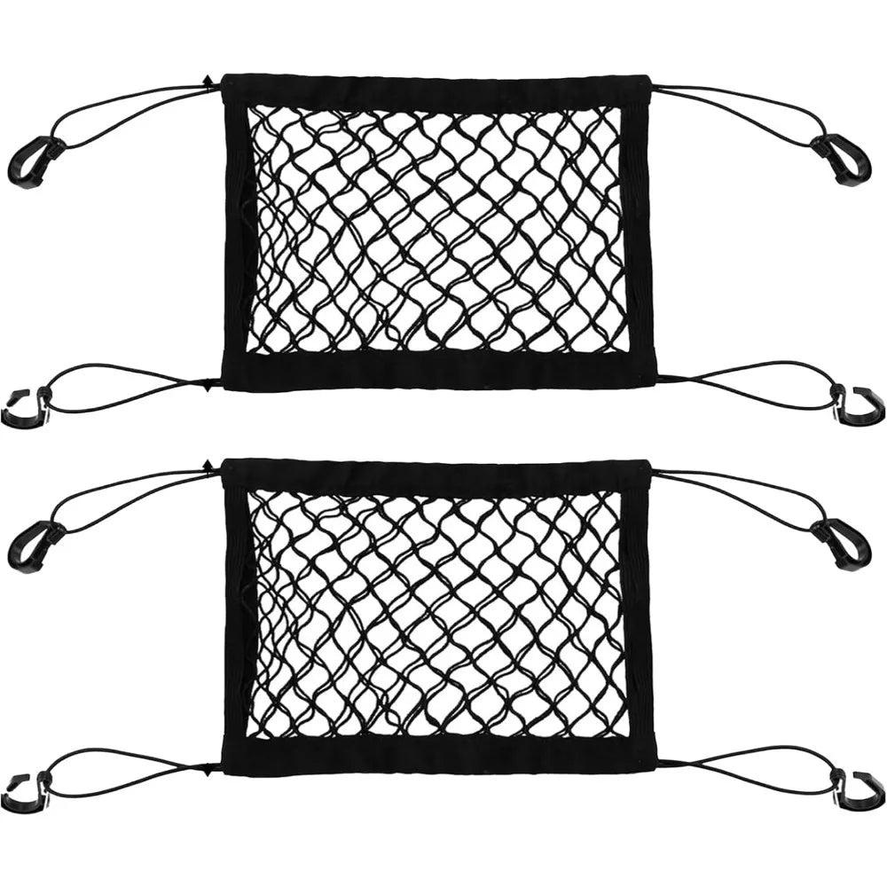 Motorcycle Double Layer Cargo Net Luggage Strap Rack Organizer