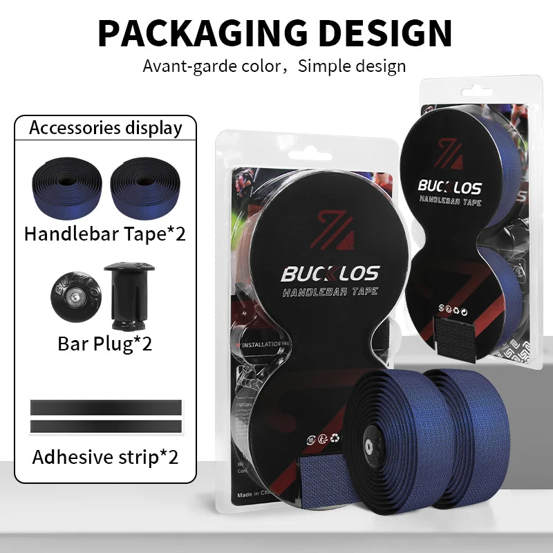 BUCKLOS Silicone Road Bike Handlebar Tape – Soft Bar Wrap Bicycle Handlebar Tape Nixie