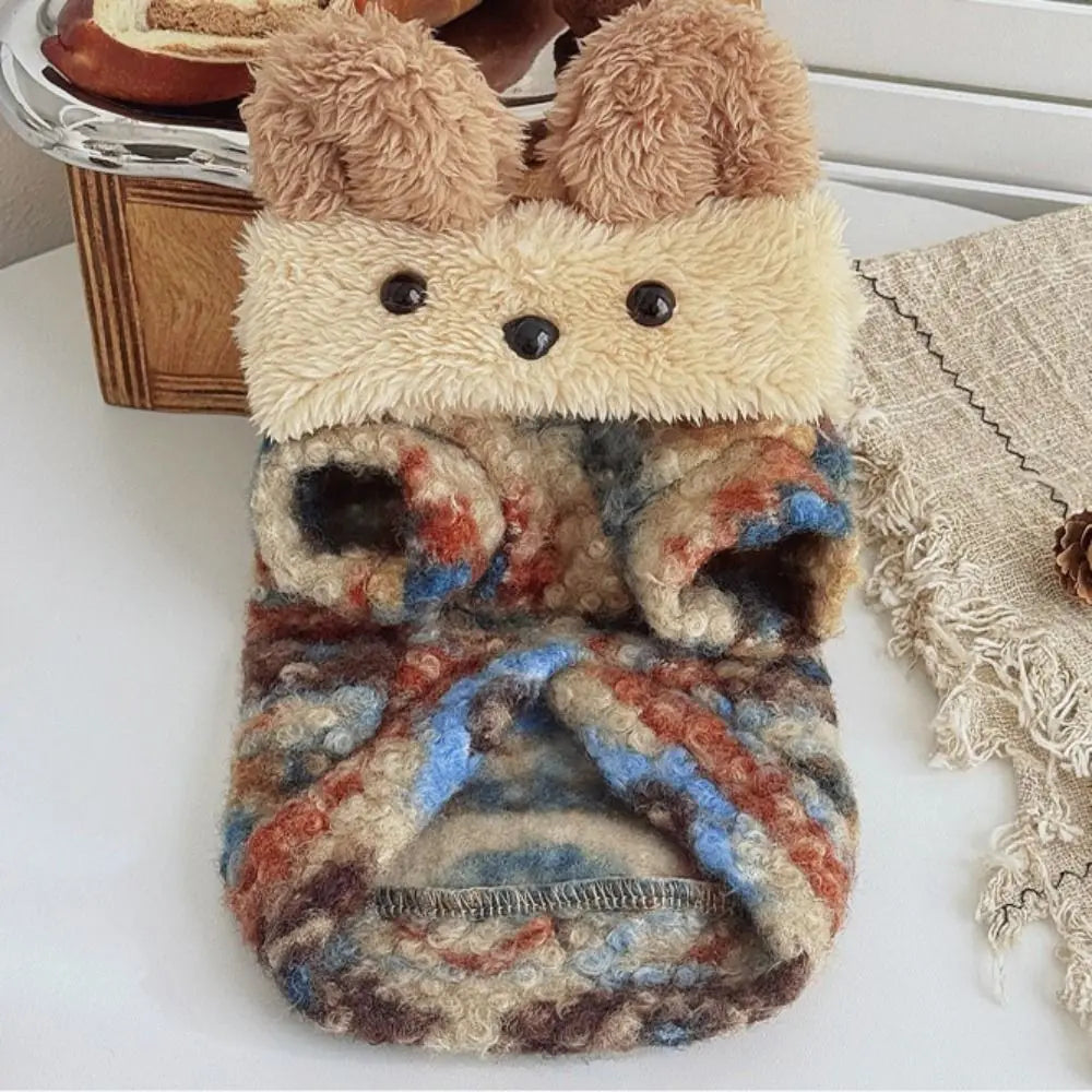 Cute Bear Winter Dog & Cat Coat – Warm Vest Jacket