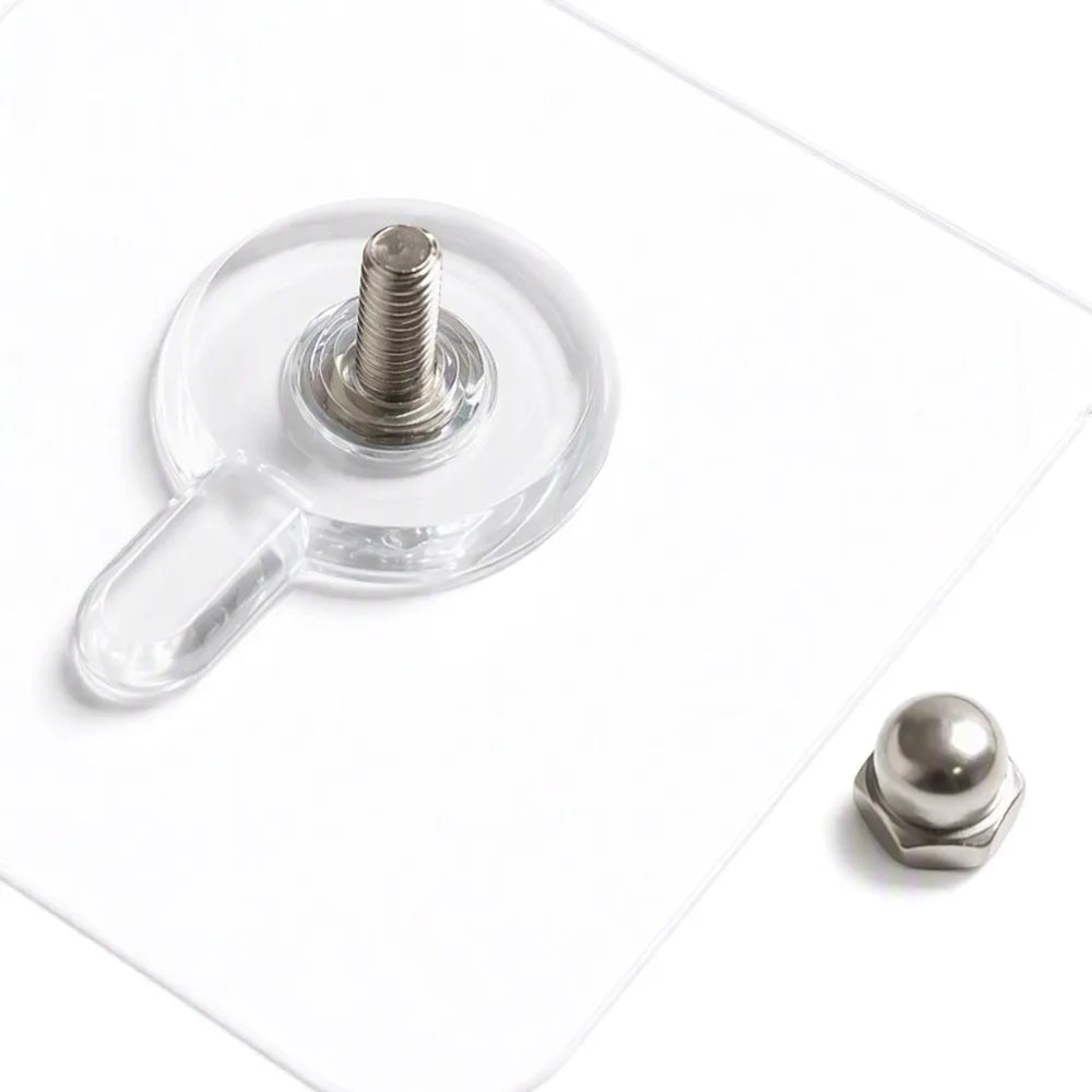 50 PCS Self Adhesive Wall Hooks – No-Drill Traceless Design