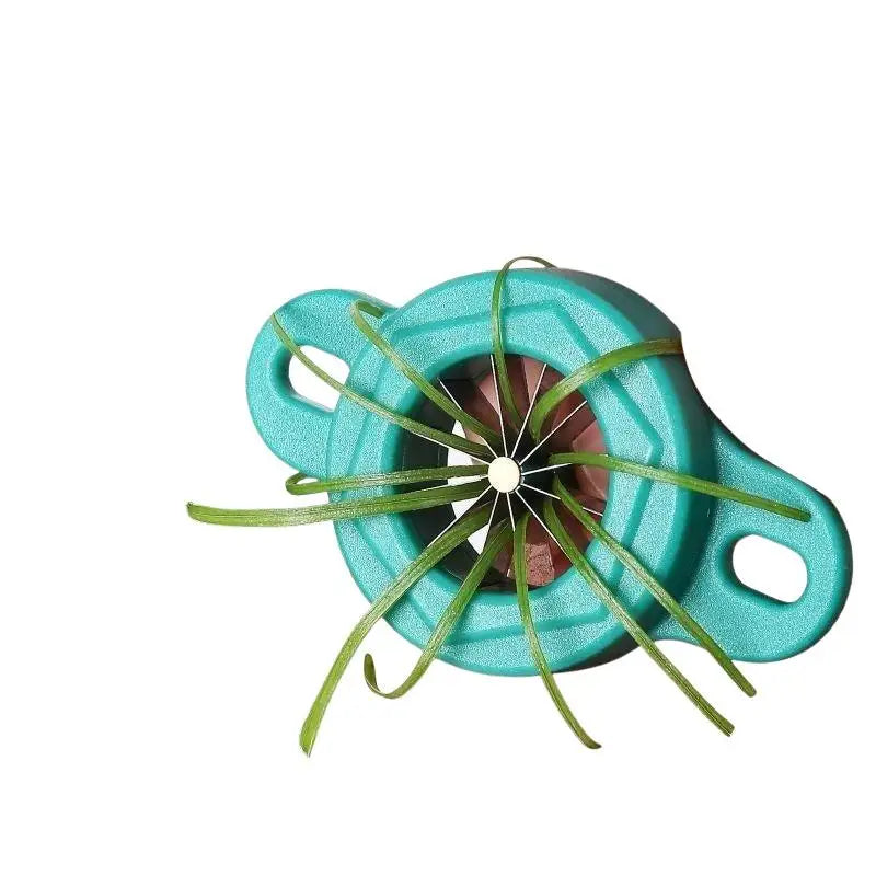 Green Onion Shredder – BPA-Free Stainless Steel Vegetable Slicer Vegetable Shredder Nixie