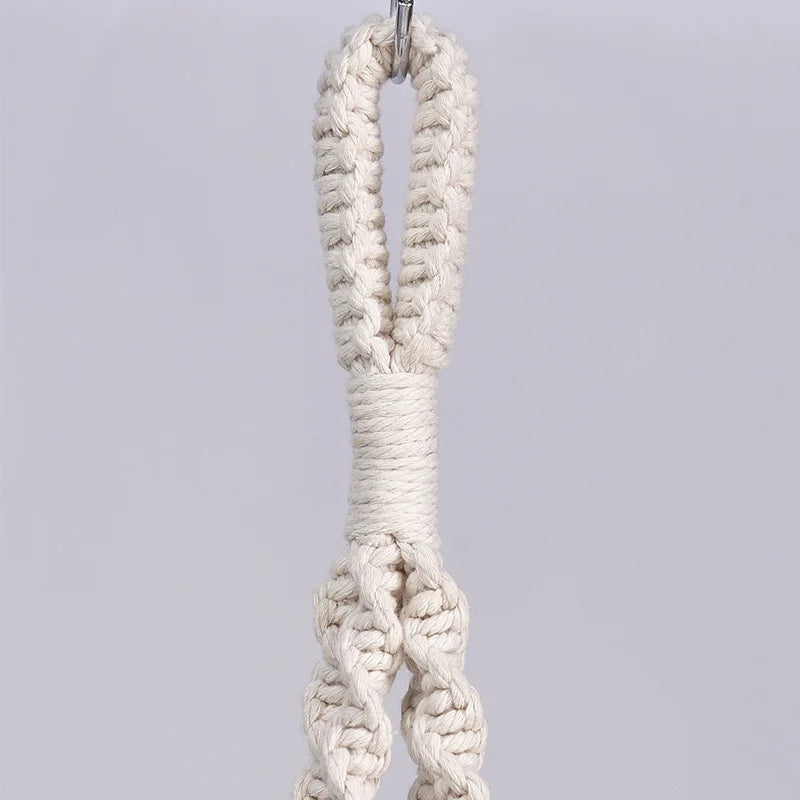 3-Pack Macrame Hanging Plant Baskets – Bohemian Cotton Rope Macrame Plant Hanger Nixie