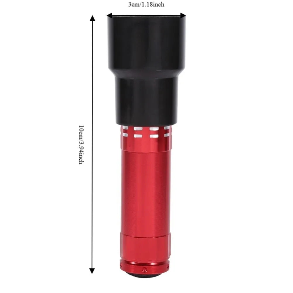 2Pcs LED Egg Candler Tester – Aluminum Alloy Incubator Light Egg Candler Tester Nixie