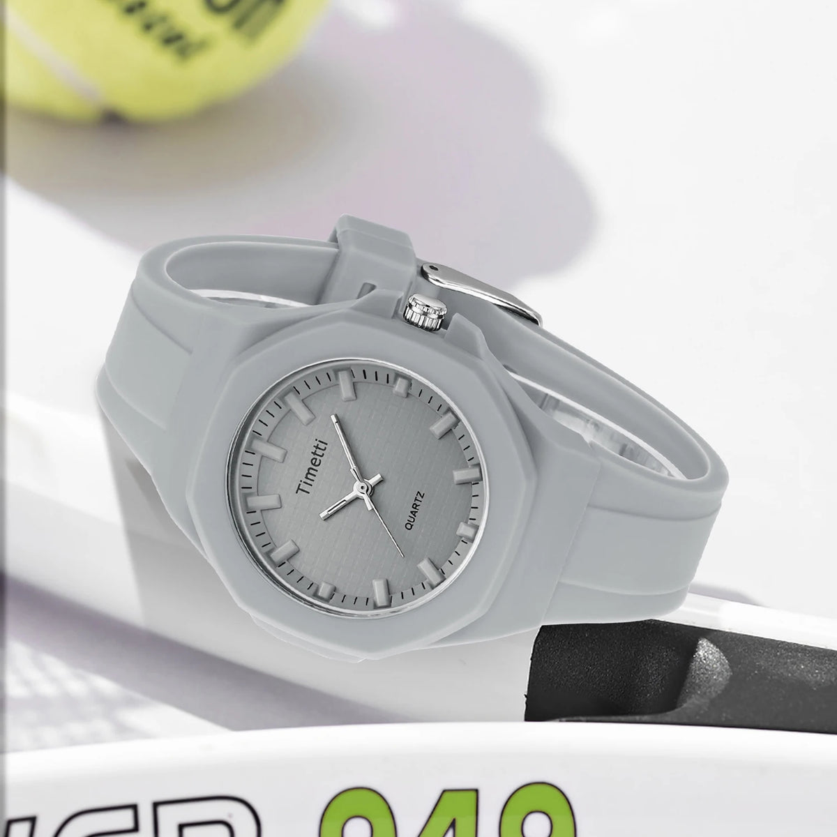 Men's Casual Quartz Watch – Silicone Band, Minimalist Dial Men's Quartz Watch Nixie
