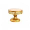 Gold Stainless Steel Cake Stand | Lace Dessert Display