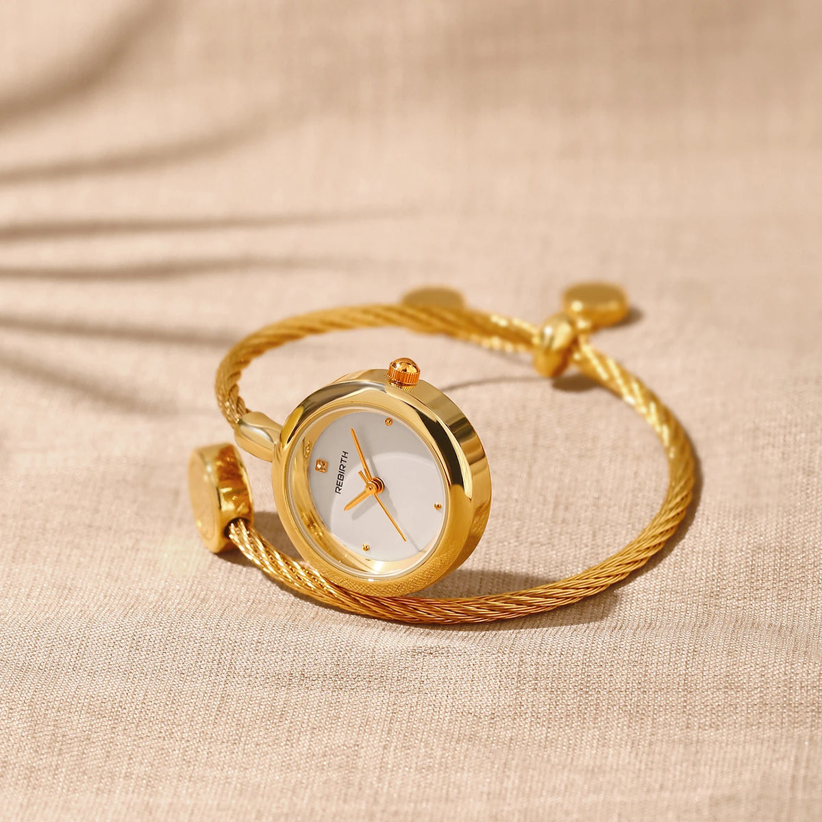 REBIRTH Minimalist Stainless Steel Quartz Watch | Fashion Quartz Watch Nixie