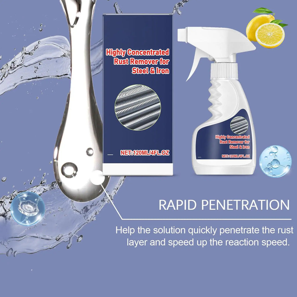 120ml Metal Rust Remover Spray – Multi-Purpose Derusting