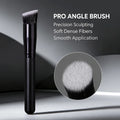 Nixie Soft Travel Makeup Brush – Foundation, Powder & Detail Makeup Brush Nixie black