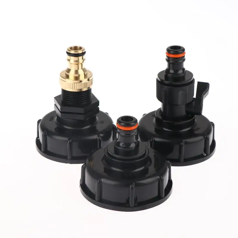 IBC Tank Valve Adapter 1/2" & 3/4" – 60mm Coarse Thread Set