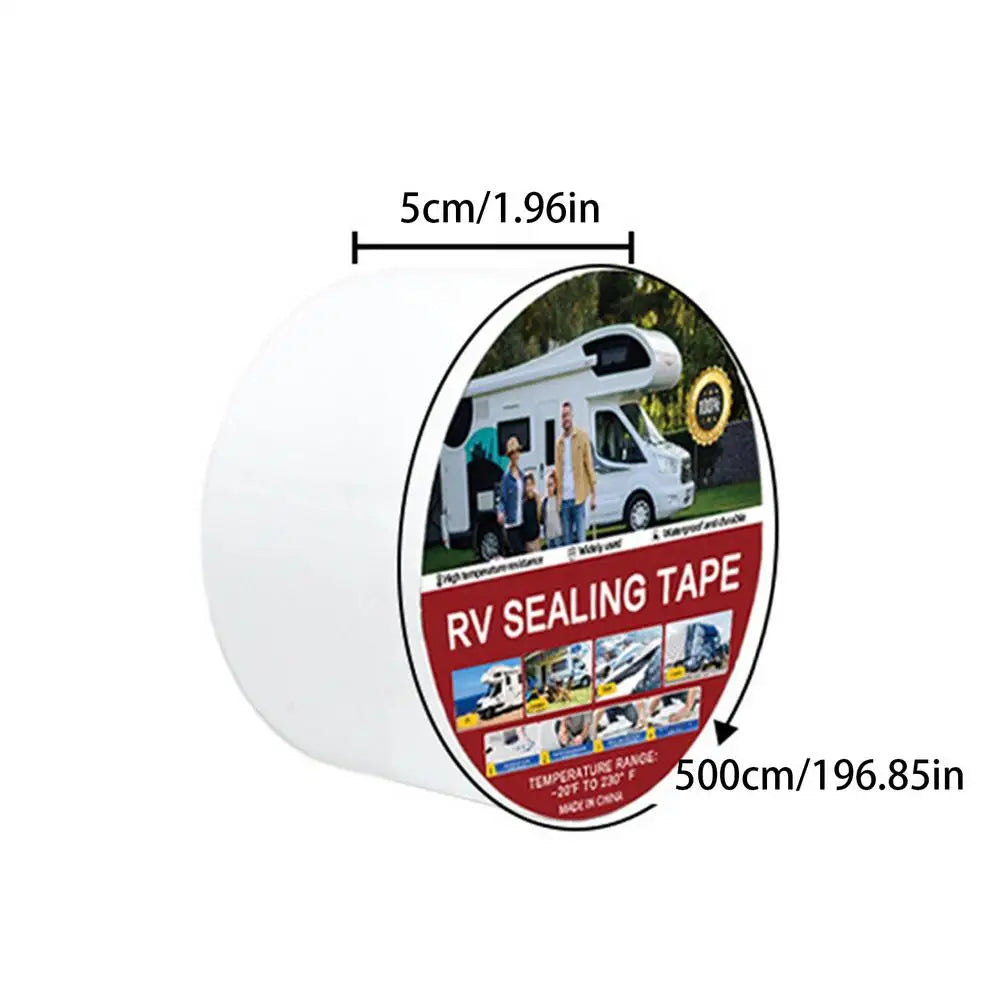 RV Roof Butyl Tape – Waterproof Motorhome Leak Repair Seal RV Repair Tape Nixie White