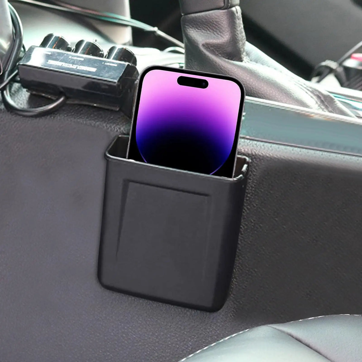 Portable Car Dash Organizer – Adhesive Phone & Key Storage Box Car Dash Organizer Nixie