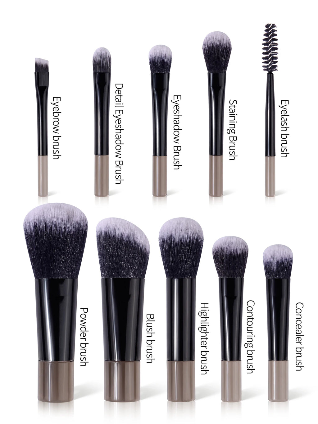 13-Piece Makeup Brush Set – Foundation, Eyeshadow & Blush Makeup Brush Set Nixie