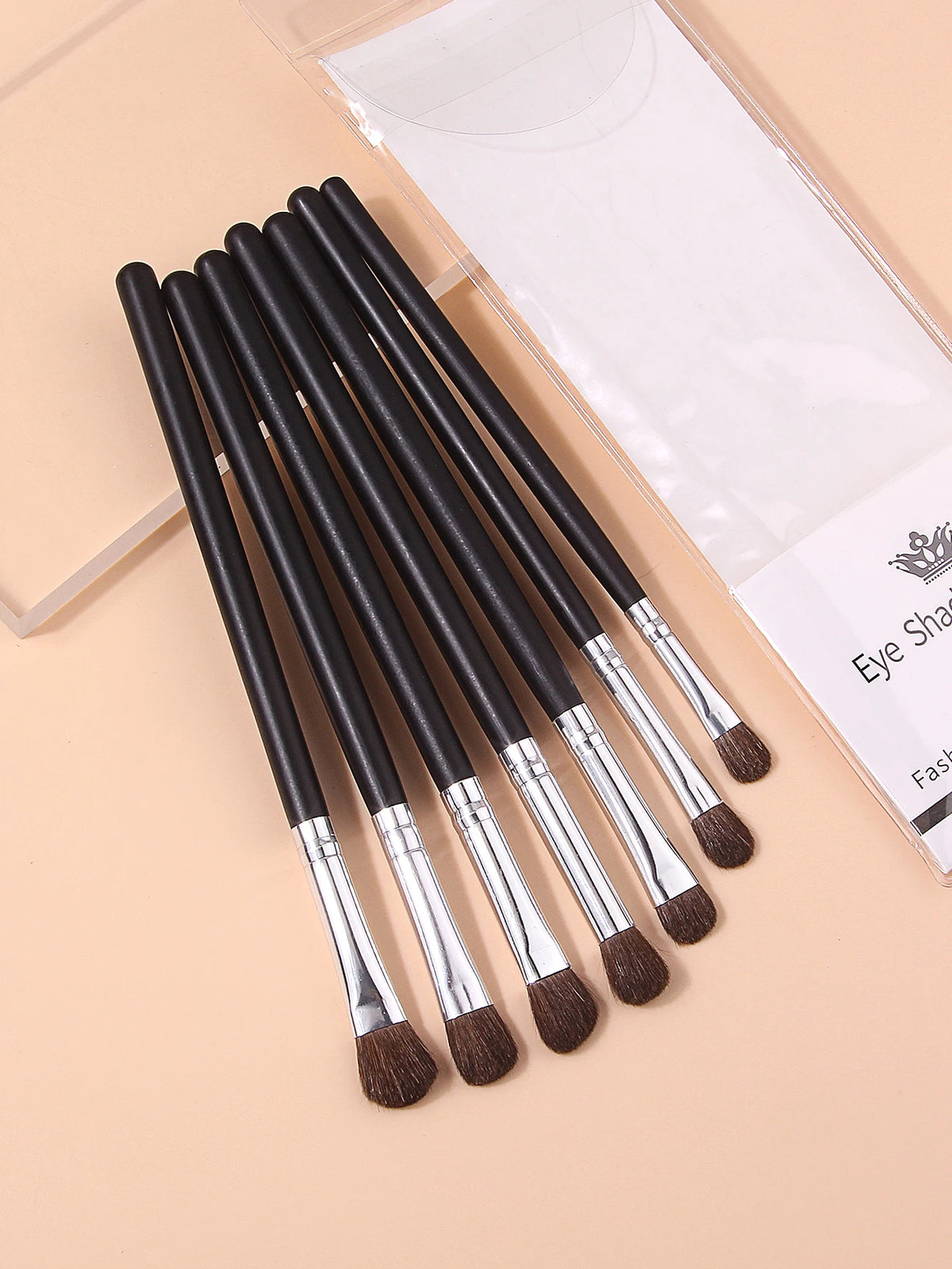 7-Piece Horse Hair Eyeshadow Brush Set – Blending & Shading Eyeshadow Brush Set Nixie