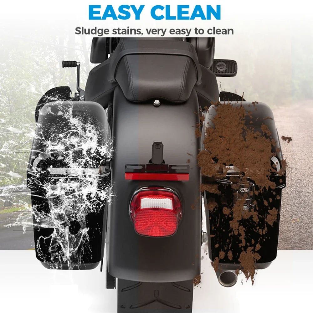 KEMITOUR Hard Motorcycle Saddlebags ABS Side Bags 22L–30L Motorcycle Saddlebags Nixie