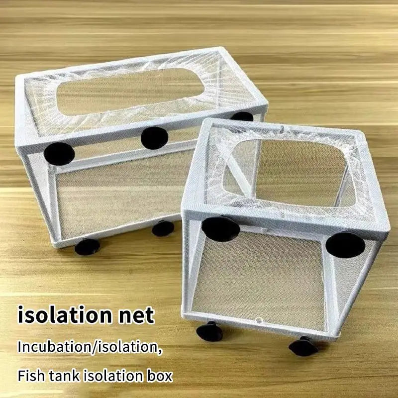 Aquarium Fish Breeding Box Hatchery Isolation Net 1/2PCS S/L