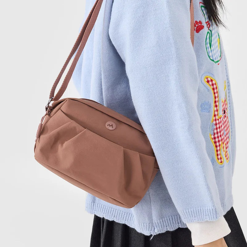 Nixie Nylon Crossbody Bag – Lightweight Multi-Layer Casual Crossbody Bag Nixie