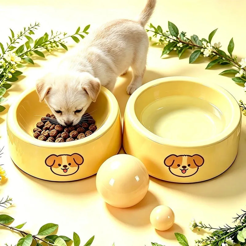 Non-Slip Anti-Tip Pet Bowl for Dogs & Cats | Nixie Pet Feeding Bowl Nixie