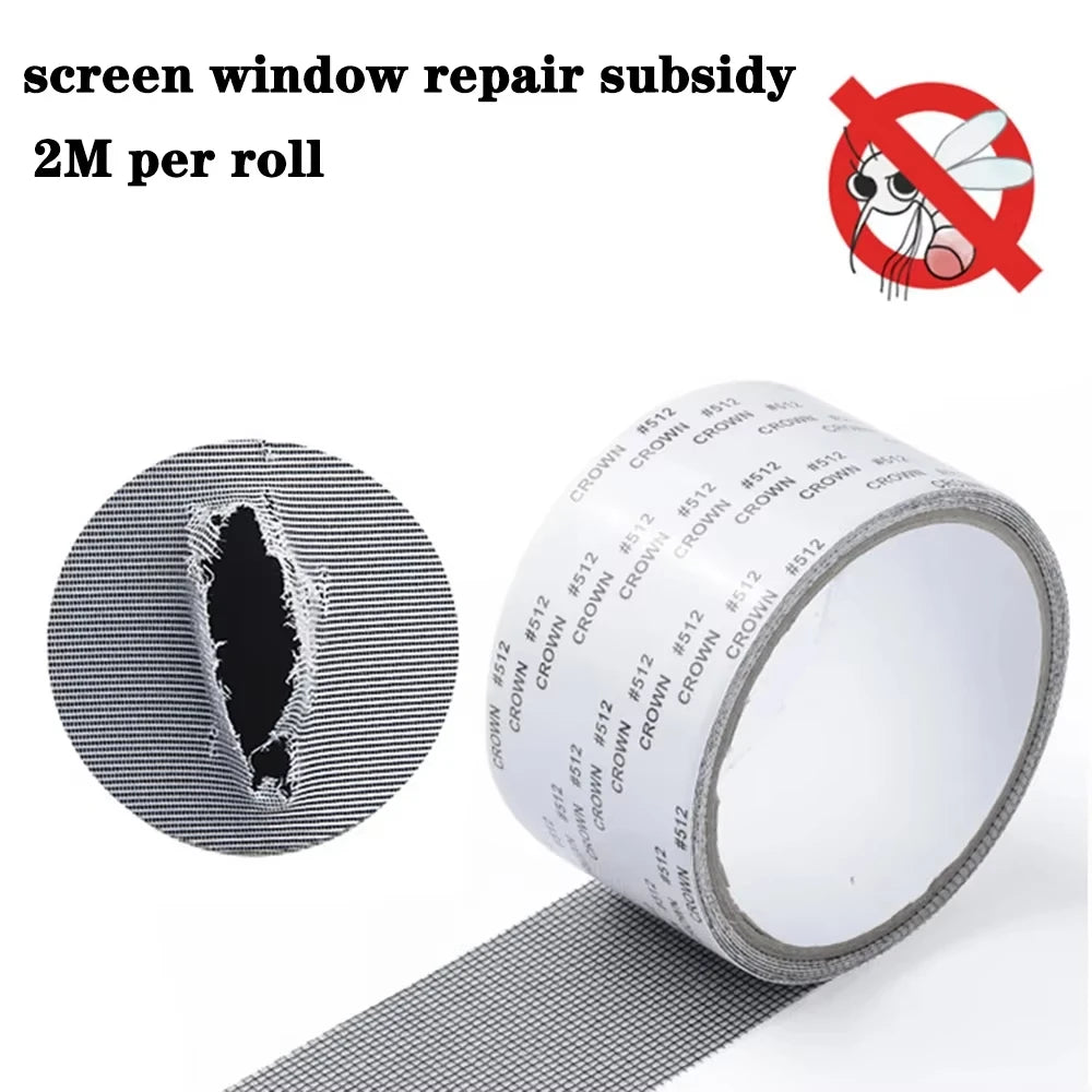 Waterproof Window Screen Repair Tape | Self-Adhesive Mesh Patch Screen Repair Tape Nixie