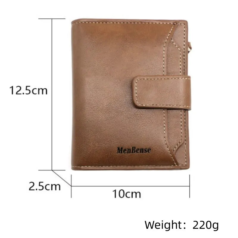 Vertical PU Leather Bifold Wallet Card Holder | Nixie Bifold Wallet Nixie