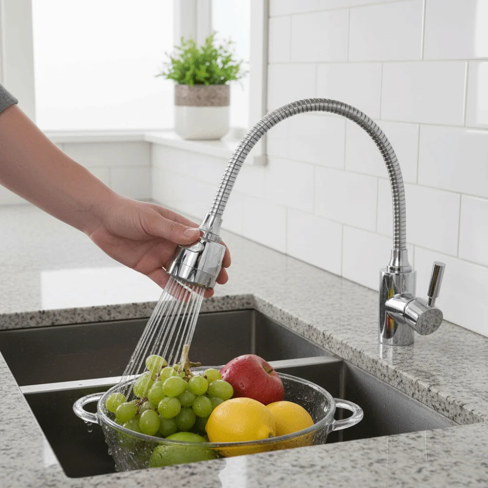 360° Rotating Faucet Bubbler – Water Saving Tap Nozzle