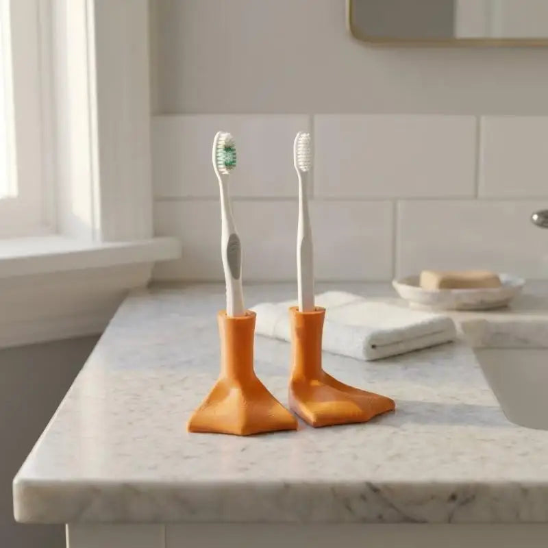 Duck Paw Toothbrush Holder – Cute Kids Bathroom Organizer Toothbrush Holder Nixie