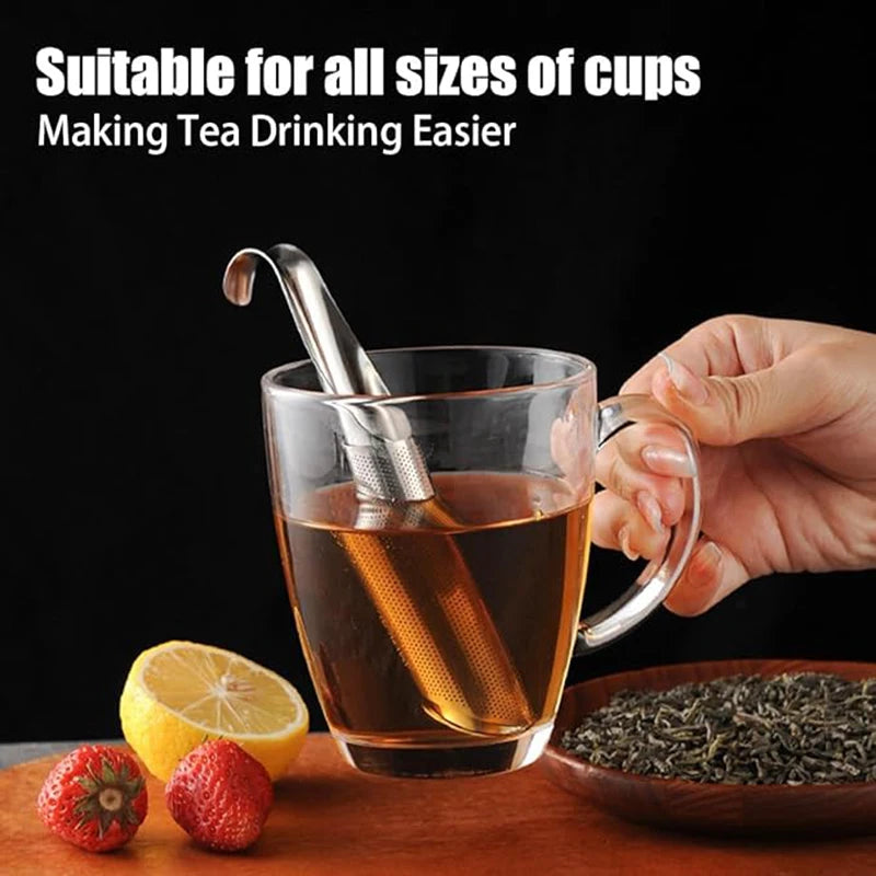 Stainless Steel Pipe Tea Infuser Strainer 2-Pack | Nixie
