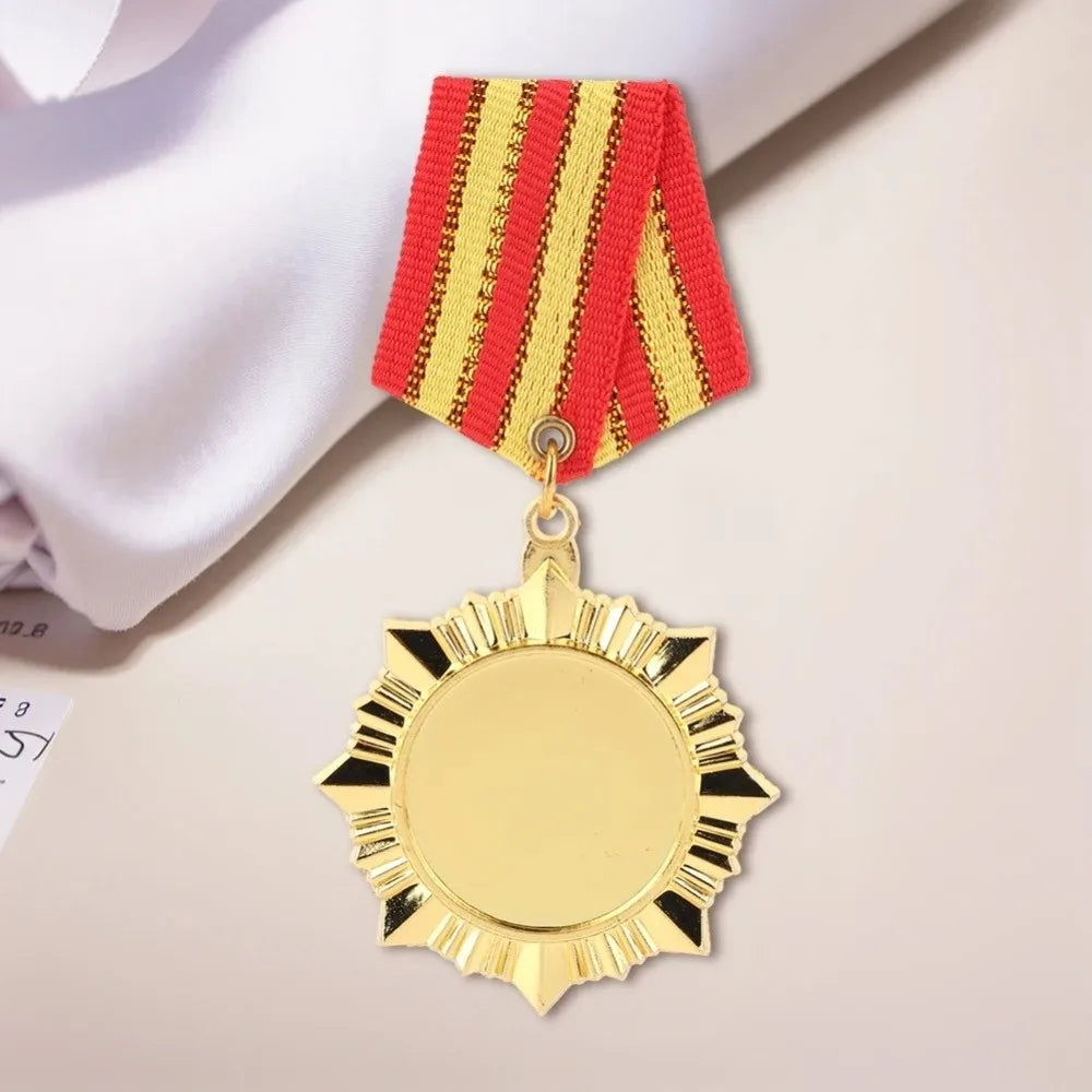 Gold Silver Bronze Award Medals 5cm Zinc Alloy Sports Medals Award Medals Nixie