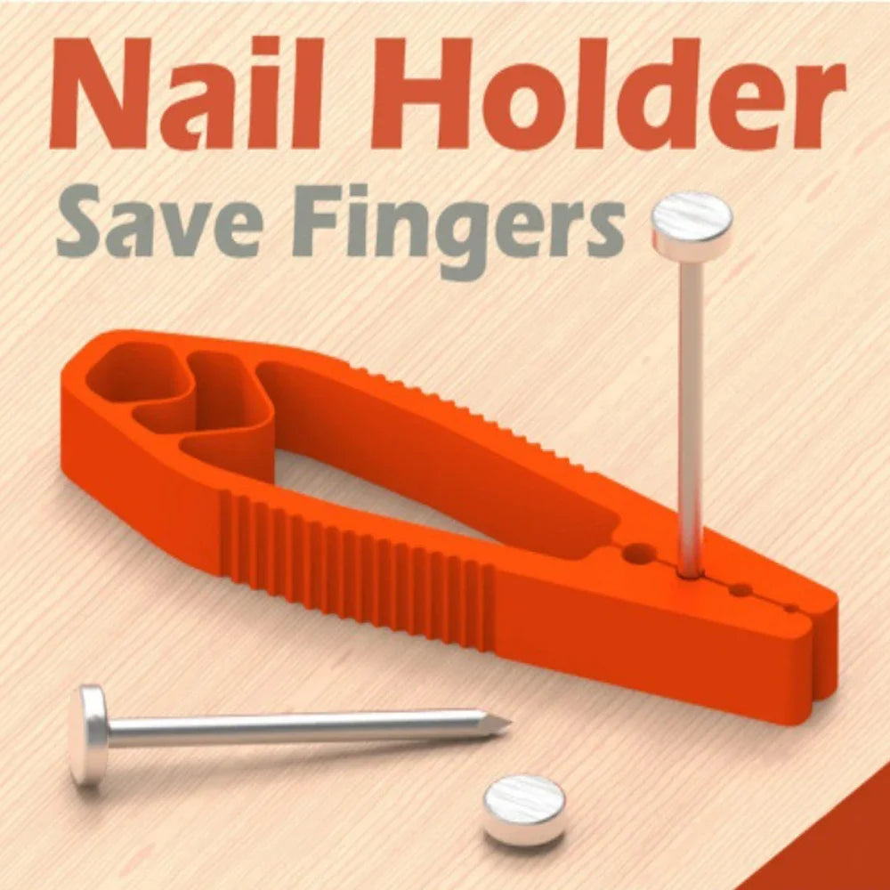 Portable Nail Fixer Pliers – Woodworking Finger Guard Tool Nail Holder Plier Nixie 1pc-red