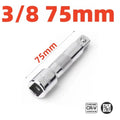 1/4" 3/8" 1/2" Socket Ratchet Wrench Extension Bar 50-250mm Wrench Extension Bar Nixie 3-8 75mm