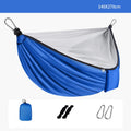 Camping Hammock with Mosquito Net – Tear-Resistant Parachute Camping Hammock Nixie Blue