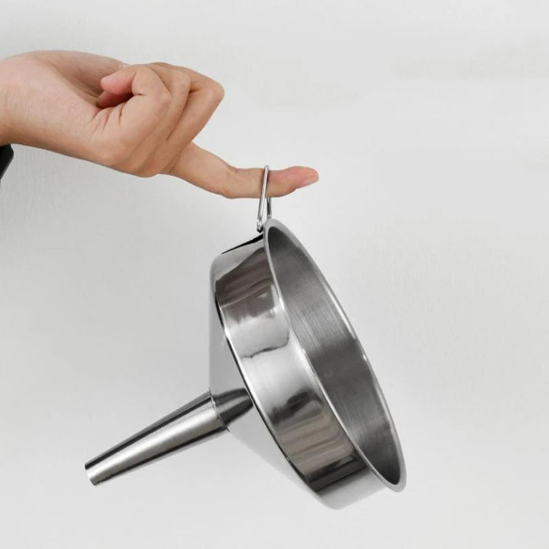 Stainless Steel Wide Mouth Funnel – Canning, Oil & Bar